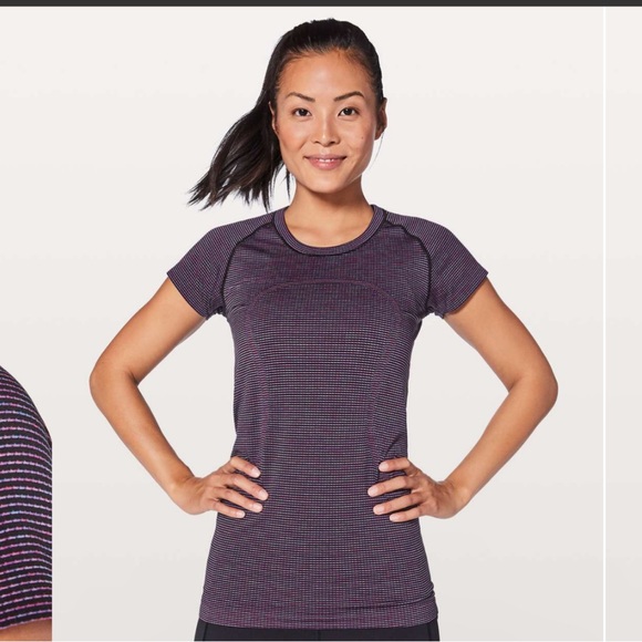 Lululemon Swiftly Tech Short Sleeve Crew
Pink Paradise / Black / Lavender /Blue - Picture 2 of 4